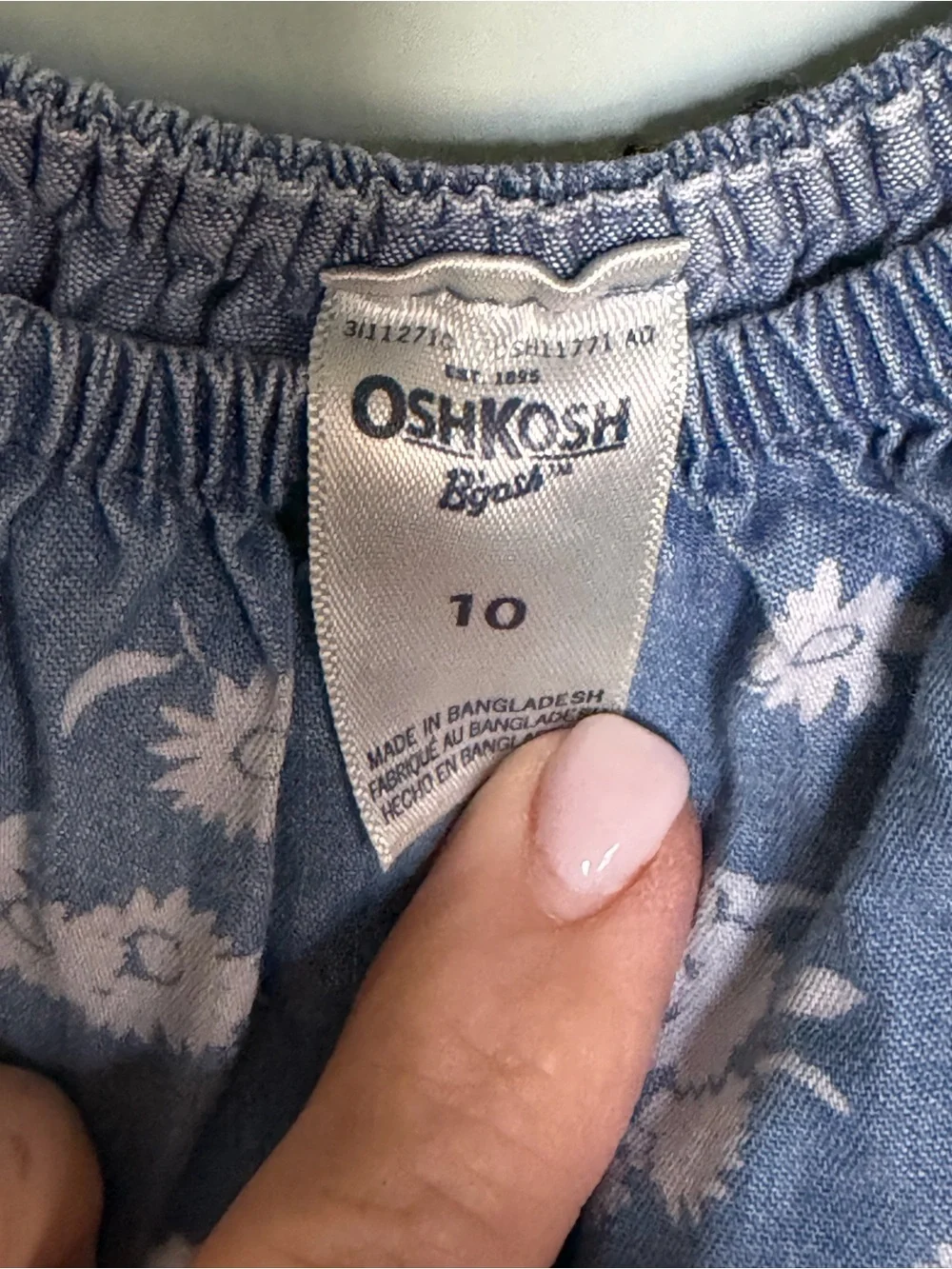 OshKosh Bgosh lightweight blue